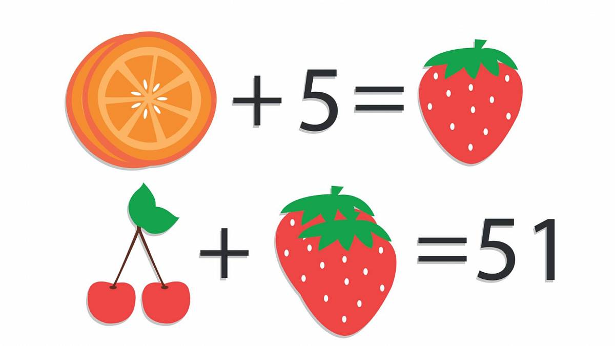 Jahody, třešně, pomeranče: Zjistěte, jaké číslo se skrývá za otazníkem do 50 vteřin