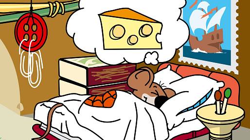 Zatímco se myšce zdá o sýru, musíte najít 8 rozdílů. Zvládnete to, než se probudí?
